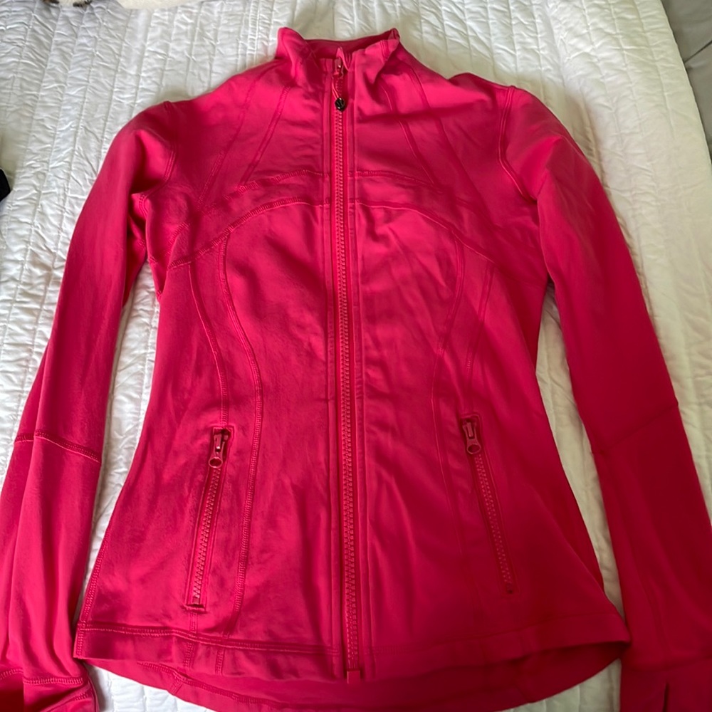 Lululemon hot pink full zip